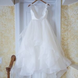 Galina Signature Two-Piece Mikado Crop Top - Ivory